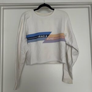 Rag and Bone white sweatshirt